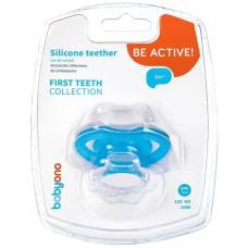 BabyOno Силіконовий прорізувач м'який 3м+ (1шт) (1008) колір в асорт.