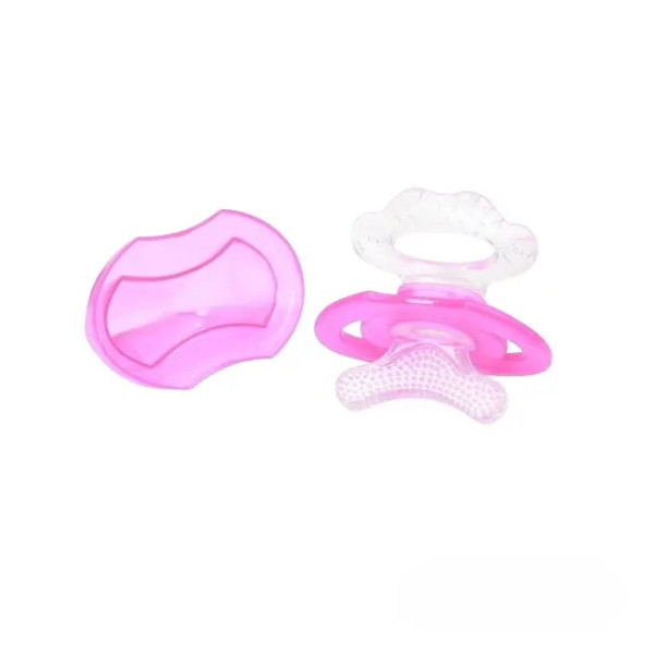 BabyOno Силіконовий прорізувач м'який 3м+ (1шт) (1008) колір в асорт.