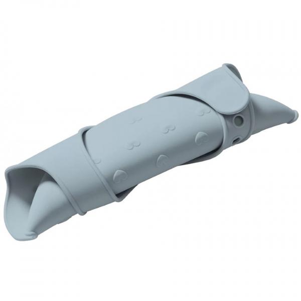 BabyOno м'який нагрудник з регульованою застібкою Зірки блакитний 829/05 (5901435411995)