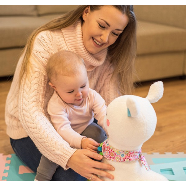 BabyOno Іграшка-обіймашка Лама Алабама 1шт. колір в асорт. (444) (5901435409626)