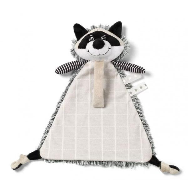 BabyOno Іграшка-обіймашка з підвіскою для соски "Єнот Роки" (747) 5901435411421