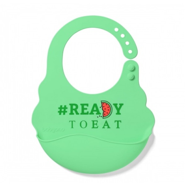 BabyOno м'який нагрудник з регульованою застібкою Кавунчик (829/02) 5901435411964