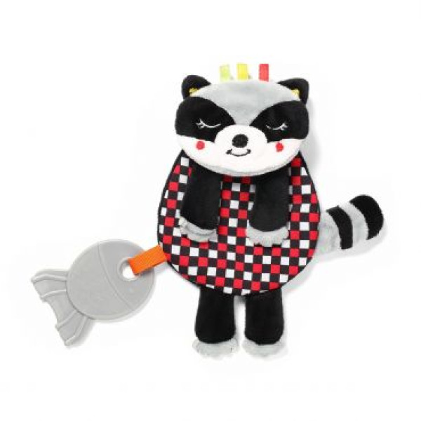 BabyOno Іграшка-Обіймашка з прорізувачем для зубів Єнот Фелікс (780) 5901435412121