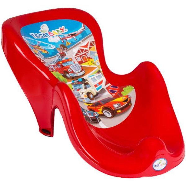 Tega Baby Гірка для купання Машинки, червоний CS-003-121 (5902963006684)