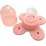 KinderenOK Силіконовий ніблер Nibi Teether 2 в 1 270121 (рожевий) 765453575757