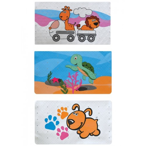 Lindo Защитный детский коврик в ванную на присосках LN-8665 (6966668686656) в ассорт.