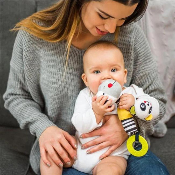 BabyOno Іграшка з пищалкою Зебра Зак 634 (5901435409169)