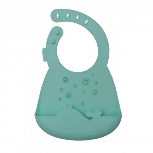 KinderenOK Дитячий нагрудник Happy Meal силіконовий Блакитний (310520) 12436001612