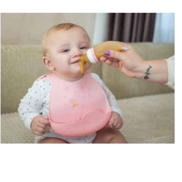 KinderenOK Ніблер силіконовий для пюре Delfi м'ятний (30620) 765453575740