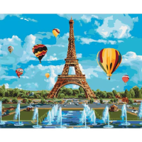 Набір для Розпису за номерами "Місто Кохання" 40 x 50 см (4820143947859)