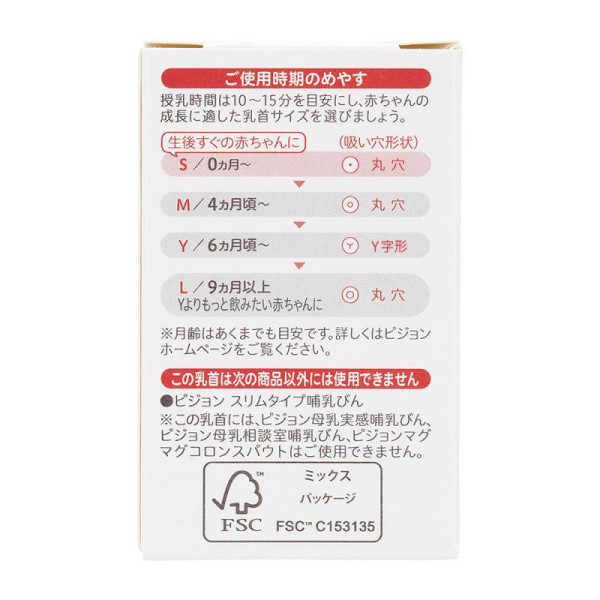 Pigeon Соска для пляшечки, роз. M (4+міс.), 2шт 4902508011662