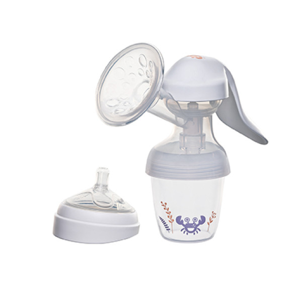 Nip Ручний молоковідсмоктувач "Перші моменти" + пляшечка 150мл. із силіконовою соскою "S" (4000821376014)