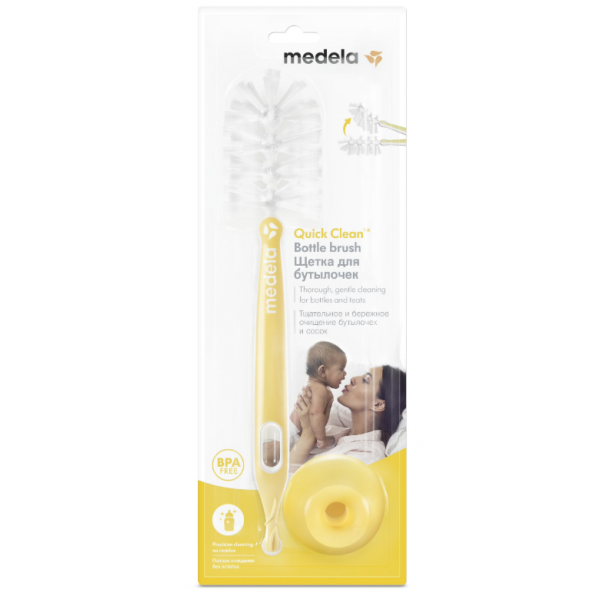 Medela Йоршик для миття пляшечок і сосок з підставкою 7612367062954