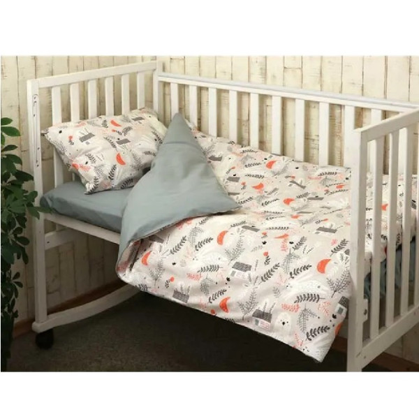Руно набір дитячої постільної білизни Зайчик 60*120 (932.115) 2000009621181