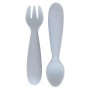 EZPZ Набір столових приладів (ложка, виделка) сірий (818156022094)