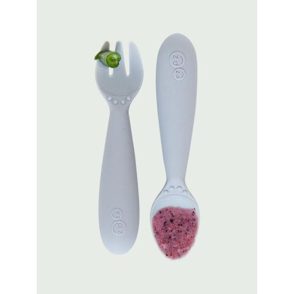 EZPZ Набір столових приладів (ложка, виделка) сірий (818156022094)