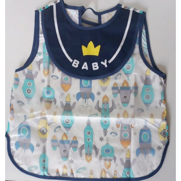 Фартух Bear Maila для хлопчика синій з потайною кишенею (Фартук_2108м)