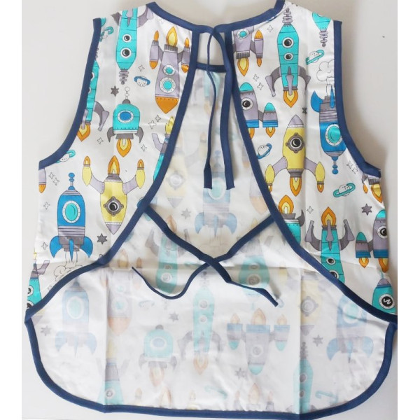 Фартух Bear Maila для хлопчика синій з потайною кишенею (Фартук_2108м)