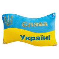 Копиця Подушка на присосках до машини Прапор (00867-0051) Жовто-синій 2926900018397