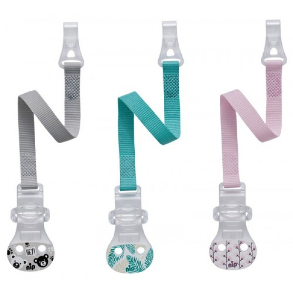 Nip Тримач для пустушки з гачком (37000) 4000821370005 колір в асорт.