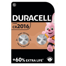 Duracell Батарейки DL2016 (CR2016) DSN Litium 2 шт (5000394045736)