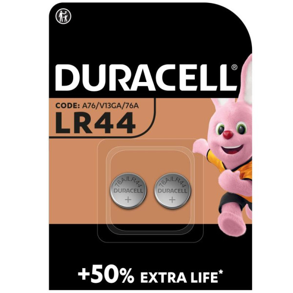 Duracell Лужна батарейка Specialty 1.5 В LR44 76A/A76/V13GA 2 шт (5000394504424)