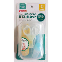 Pigeon Набір дитячий (ножиці, гребінець, аспіратор, пінцет з футляром) 4902508151085