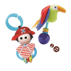 Yookidoo Іграшка - брязкальце Веселий Пірат та попуга (020373401181)