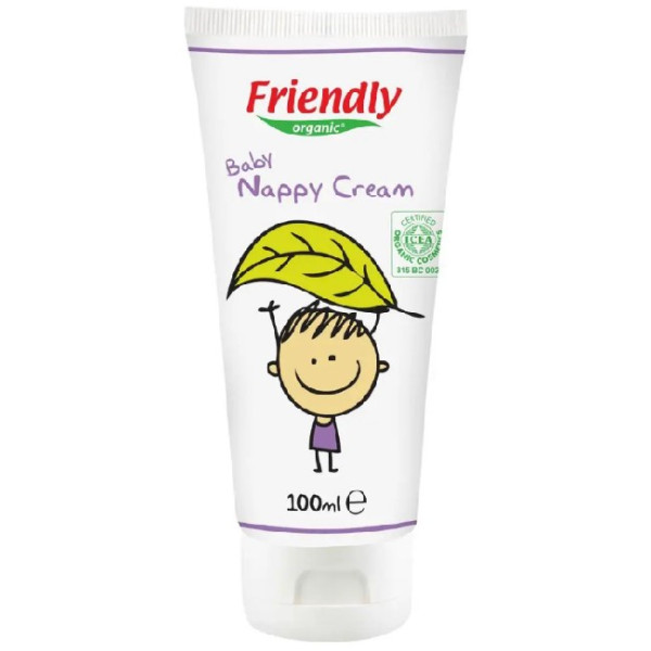 Friendly Organic Органічний дитячий крем під підгузник, 100 мл (8680088180959)