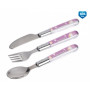 Canpol Набір вилка+ложка+ніж Нержавіюча сталь - 9/477 (кольори в асорт)