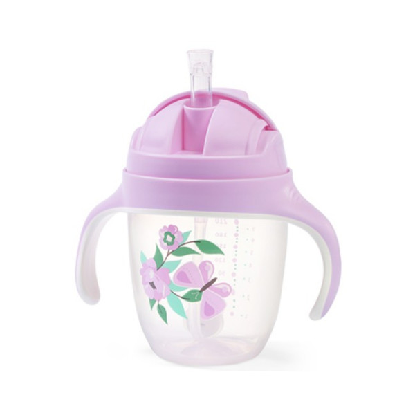 BabyOno Питна чашка з обтяженою соломинкою 6+ 240ml (1464/05) 5901435415047