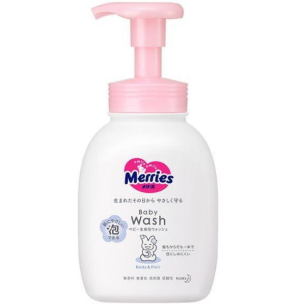 Merries Детская мыло-пенка для тела 450мл (4901301321329)