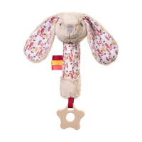 BabyOno Іграшка з пищалкою та прорізувачем Кролик Міллі (1528) (5901435414644)