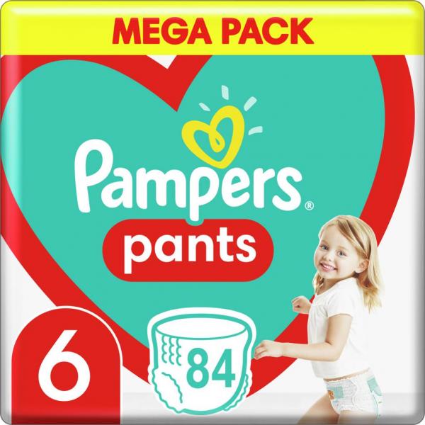 Pampers Подгузники-трусики Pants Extra Large 6 (16+ кг) 84 шт. (Унисекс) 8006540069530