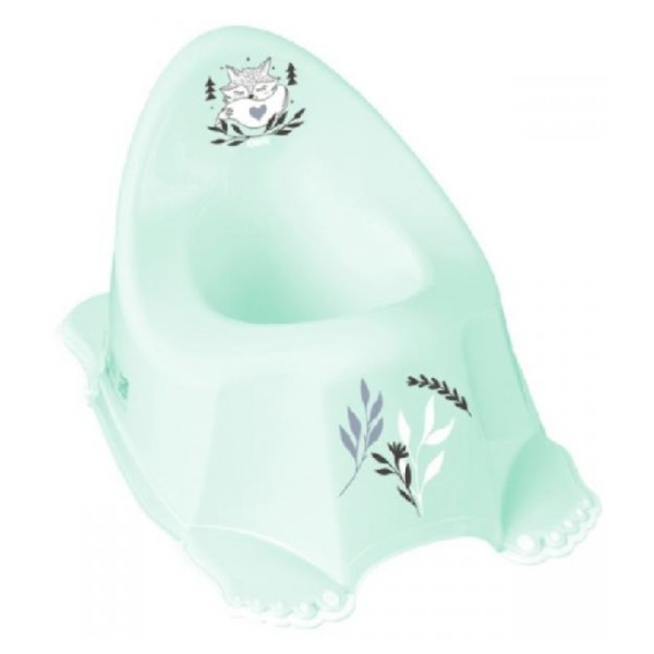 Tega Baby Горщик Лисичка з протиковзкою гумою світло-зелений PB-LIS-001-105 (5902963001009)