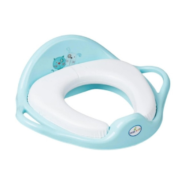 Tega Baby Туалетне сидіння М'яке Кіт та пес Блакитний PK-020-101 (5902963009425)