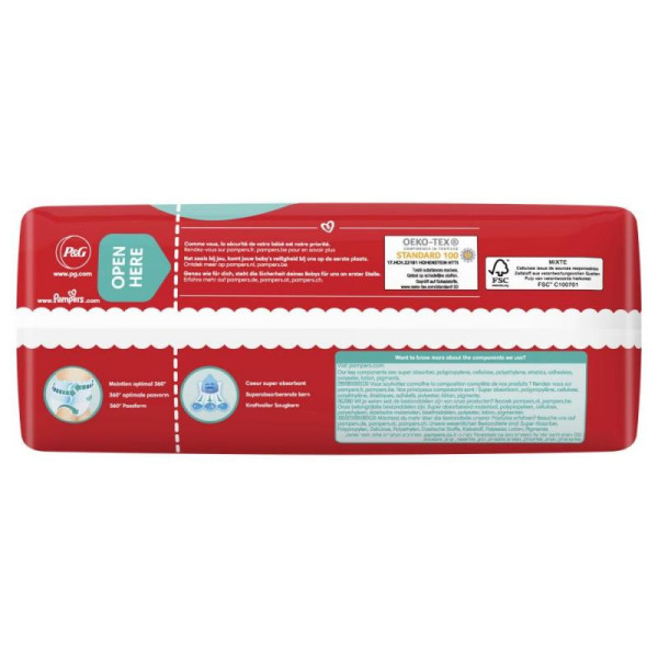 Pampers Підгузики - трусики 6 Maxi (14-19кг) Giant 34шт (8006540406793)