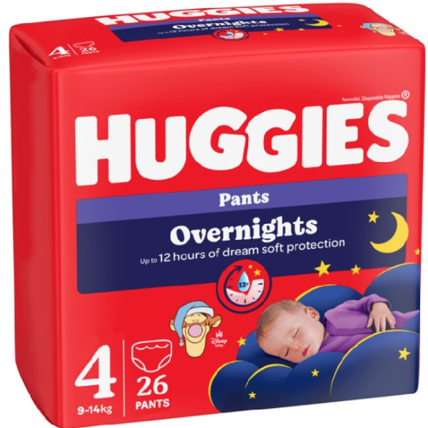 Трусики-підгузки Huggies Overnights Pants 4 9-14 кг 26 шт (5029053581088)
