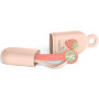 Suavinex Набір для годування (футляр, ложка, кліпса) "Go natural"/рожевий (8426420080965)