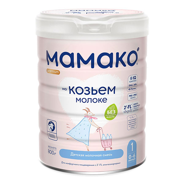 Mamako МамаКо Молочная смесь PREMIUM 1 (0-6 мес), 800 г 8437022039039