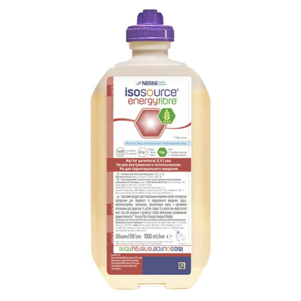 Nestle Суміш Isosource Energy Fibre (Ізосурс Енерджі Файбе) 7613036286176 термін 29.04.26
