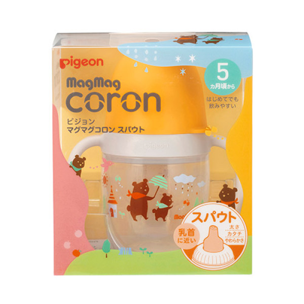 Pigeon Чашка-поїльник Mag Mag з м'яким носиком Ведмедик з 5міс, 200 мл 4902508040433