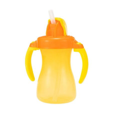 Pigeon Поїльник з трубочкою 150 мл жовтий з 9міс 4902508272827