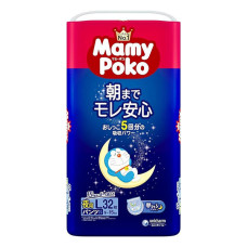 MamyPoko Японські трусики L (9-15) 32 шт. Нічні 4903111215508
