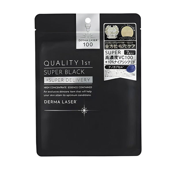 Quality 1st Derma Laser Super VC100 Маска для вирішення проблем з порами, 7 шт 4560401461832