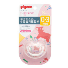 Pigeon Японська пустушка FunFriends, размер 0-3 міс (4902508134279)