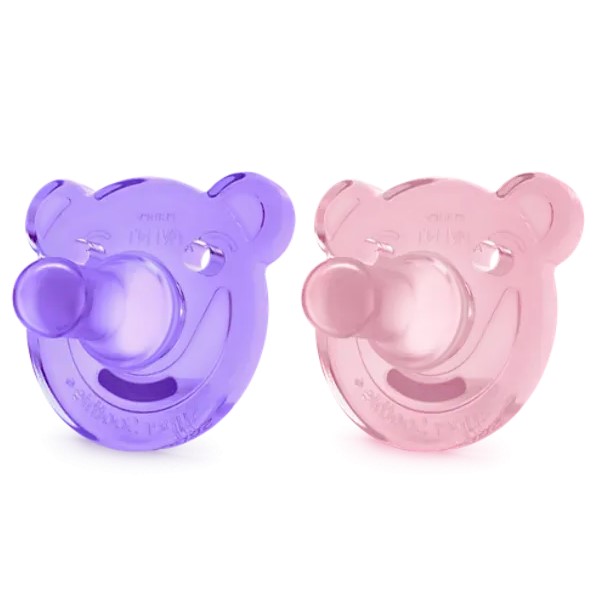 Avent Пустушка Soothie 3 міс+ фігурна, 1 шт. для дівчинки SCF194/05 - 8710103742920 без пакування