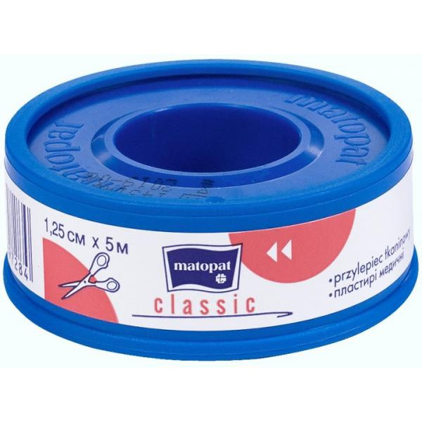 Matopat Пластир медичний Classic 1.25 см x 5 м (5900516897284)