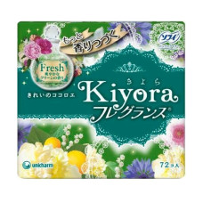 Unicharm Ежедневные прокладки Kiyora Fresh Свежесть, 72 шт (4903111375103) Япония Unicharm Ежедневные прокладки Kiyora Fresh Свежесть, 72 шт (4903111375103) Япония