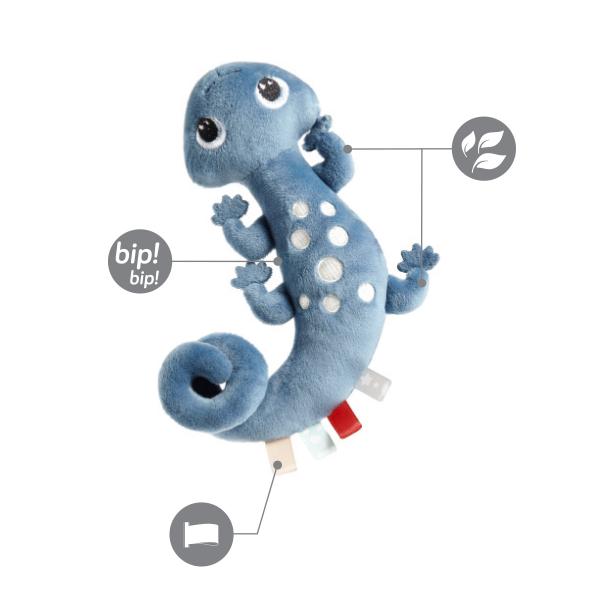 BabyOno Розвиваюча іграшка - підвіска для коляски Ящірка Гебо (1414) 5901435413319